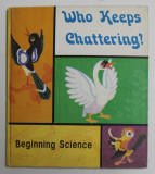 WHO KEEPS CHATTERING ? story by GEN SHOUZHONG , illustration by LI RONGSHAN , 1986