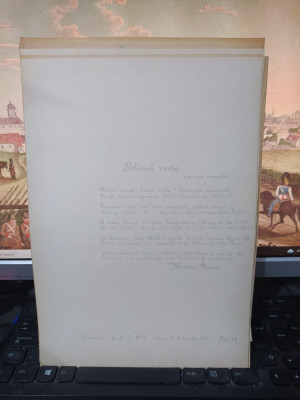 Matei Rusu, 25 poezii scrise de m&amp;acirc;nă de un admirator c. 1930, Blană veche, 082 foto