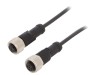 Cablu M12 4 Pini 2m IP68 IP69K PUR Amphenol pentru Automatizari