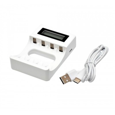 Incarcator Acumulatori 4xAA 4xAAA Digital Super Rapid la USB C704-A4 7H050 XXM foto