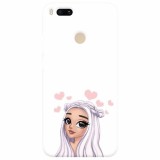 Husa silicon pentru Xiaomi Mi A1, Beauty Girl