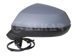 Oglinda usa exterioara Audi Q5 (Fy), 09.2016-, partea Stanga, reglare electrica; grunduit; incalzit; sticla asferica; geam cromat; 8 pini; cu Lucas,