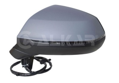 Oglinda usa exterioara Audi Q5 (Fy), 09.2016-, partea Stanga, reglare electrica; grunduit; incalzit; sticla asferica; geam cromat; 8 pini; cu Lucas, foto