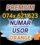 Numar PLATINA Orange - 074x.621.623 - Usor aur VIP cartela numere usoare cartele