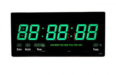 Ceas digital de perete cu display mare si afisaj Verde, JH4622 foto