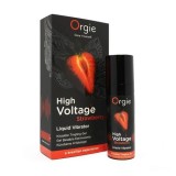 Orgasme puternice - Orgie Vibratii Sexy Voltaj Ridicat Vibrator Lichid cu Aroma de Capsuni Efect Electrizant Puternic