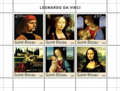 GUINEEA-BISSAU 2003 - Picturi, Leonardo da Vinci / bloc MNH
