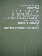 Indrumator pentru proiectarea si calculul constructiilor din beton,beton armat..