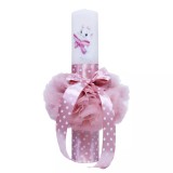Cumpara ieftin Lumanare Botez cu Pisicuta Marie Roz - LB42