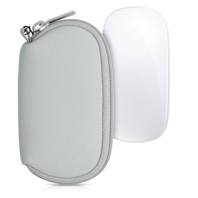 Husa pentru mouse Apple Magic Mouse 2/Magic Mouse 1, Kwmobile, Gri, Neopren, 51117.25 foto
