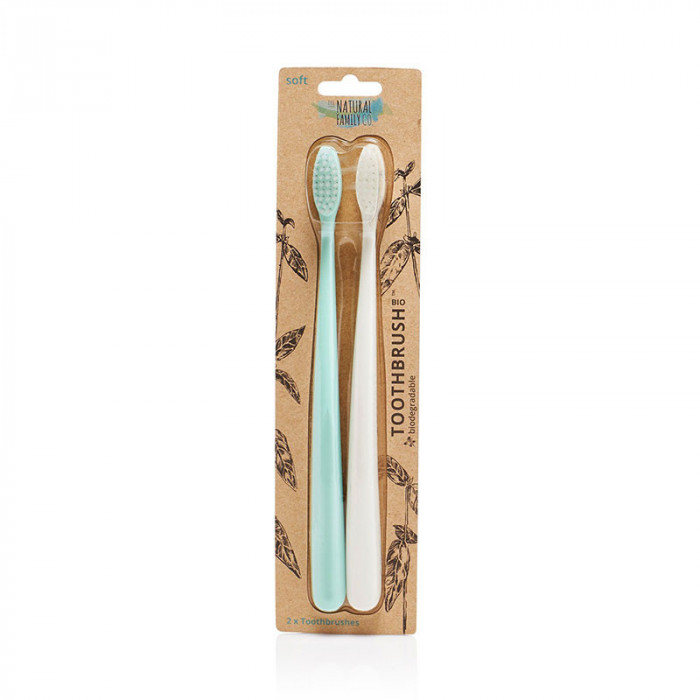 Periuta de dinti Nfco Rivermint Ivory Desert 2 buc