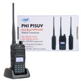 Statie radio portabila VHF/UHF PNI P15UV dual band, 144-146MHz/430-440Mhz, 999CH, cu acumulator 1500 mAh