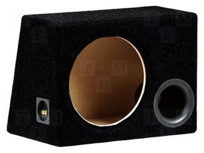 Carcasă difuzor MDF neagră BASSER 300mm 322mm 40l foto
