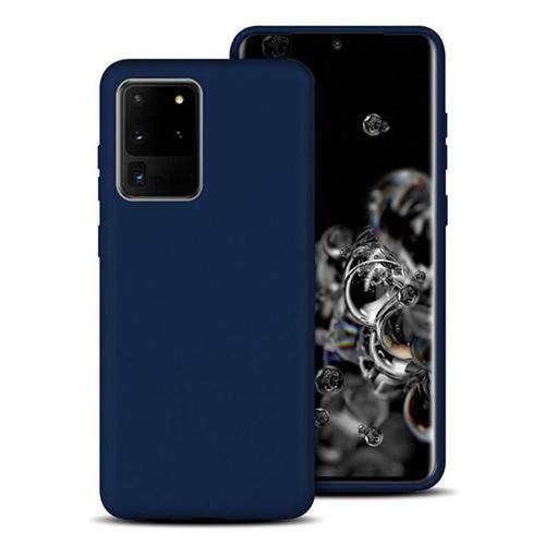 Husa Samsung S20+ g985 Silicon Matte Albastru Inchis