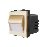 Cumpara ieftin Modul lampa de veghe LED Luxion, lumina alba neutra, auriu
