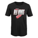 Detroit Red Wings tricou de copii Frosty Center Ultra black - Dětsk&eacute; M (10 - 12 let)