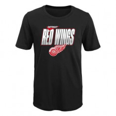 Detroit Red Wings tricou de copii Frosty Center Ultra black - Dětské M (10 - 12 let)