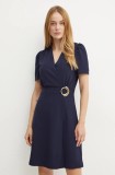 Morgan rochie RSCUBA culoarea bleumarin, mini, evazată, RSCUBA