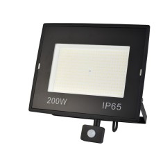 Proiector LED cu senzor de miscare Hoff Noctem Lite, 200W, 22000lm, lumina rece 6500K, IP65