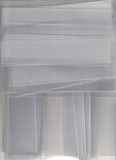 POSETE TIMBRE MARCA HAWID, (GERMANIA) , TRANSPARENTE, LOT DE 100 BUCATI, LATIME 30 MM