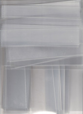 POSETE TIMBRE MARCA HAWID, (GERMANIA) , TRANSPARENTE, LOT DE 200 BUCATI, LATIME 30 MM foto