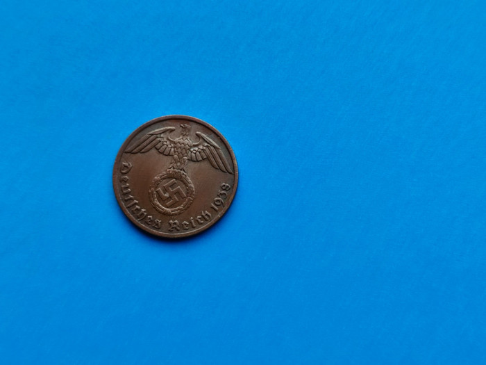 1 Pfennig 1938 lit. A-Germania-stare buna