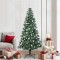 vidaXL Pom de Crăciun artificial pre-iluminat cu 300 LED Verde 210 cm 3396780