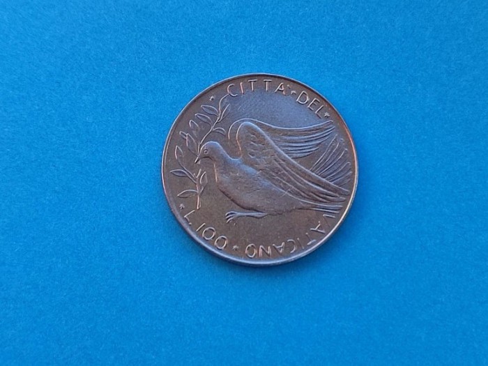 100 lire 1970 Vatican -RAR