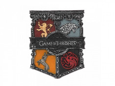 Magnet frigider Game of Thrones - Embleme - 8 cm foto