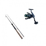 Set spinning lansetă 1.8 m 100% carbon Cool Angel Raizer și mulinetă Cool Angel PIP 2000, putere aruncare 10-30 g