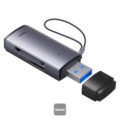 Card Reader USB-A 2xSlot Flash Memory SD/TF Baseus WKQX060013 Lite Series Adapter
