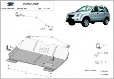 Scut motor metalic Subaru Justy 2003-2007 foto