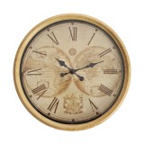 Ceas de perete imprimeu harta 50 cm