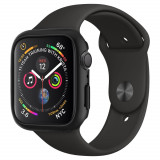 Husa Spigen Thin Fit pentru Apple Watch 4/5/6/SE (44mm) Negru