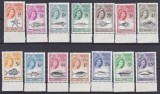 DB1 Tristan da Cunha Fauna Marina Pesti 1960 14 v. MNH margine coala filigran