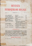 Revista Fundatiilor Regale 1 noiemvrie 1937, anul IV, nr. 11