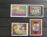PC288 - Polinezia Franceza 1997 Arta/ Artisti in Polinezia, serie MNH, 4v, Nestampilat