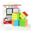 Cub tip Rubik Set 4 Cuburi QY Toys 2x2x2-5x5x5, jucarie educativa