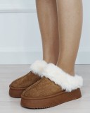 Papuci imblaniti camel UA-2051 M2