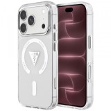 Husa MagSafe pentru Apple iPhone 18 Pro Max / 17 Pro Max, Guess, IML Gradient Triangle Logo, Transparenta