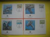 HOPCT PLIC FDC S NR 317 SET 4 FDC -FAUNA- LAMANTIN 1984 TOGO -NECIRCULAT