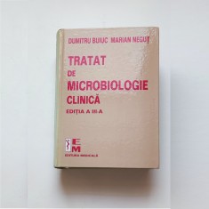 C35. Carte, Tratat de Microbiologie clinica, Dumitru Buiuc, 2009, 1250 pag