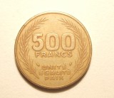 DJIBOUTI 500 FRANCI 1989 EXOTICA