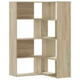Cumpara ieftin Biblioteca de colt cu 4 niveluri stejar sonoma 85x85x140cm lemn