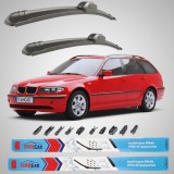 Cumpara ieftin Ștergătoare BMW Seria 3 E46 Touring (1999&ndash;2005) | Set Față &ndash; TeamCar&reg;