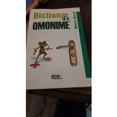 Dicționar de omonime de Marin Bucă