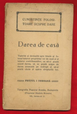 &amp;quot; Darea de casa&amp;quot; - 1911 foto