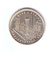 Moneda Ungaria 5 forint/forinti 2021 75 de ani forint - litera I, stare foarte buna