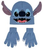 Șapcă pentru Copii cu Urechi Stitch + Mănuși