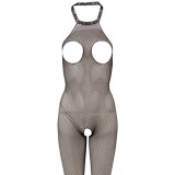 Catsuit-uri - Mandy Mystery Catsuit din Plasa cu Decupaj la Sani - Small-Large